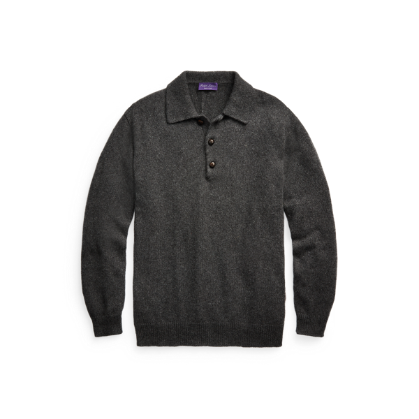 Pull col polo en cachemire
