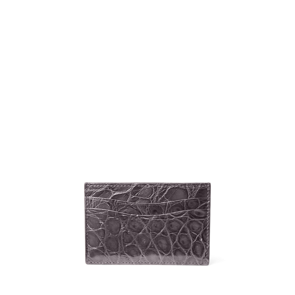 Porte-cartes en alligator