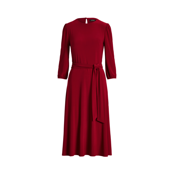 Robe en jersey à manches effet blousant