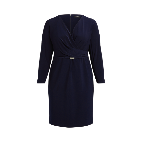 Robe ceinturée en jersey