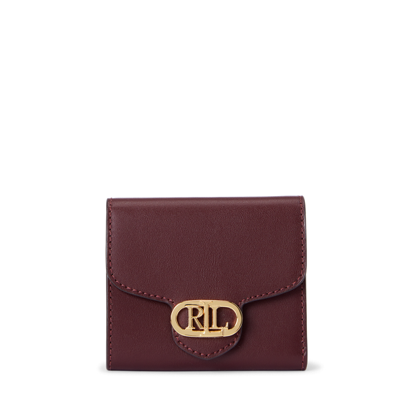 Portefeuille compact en cuir