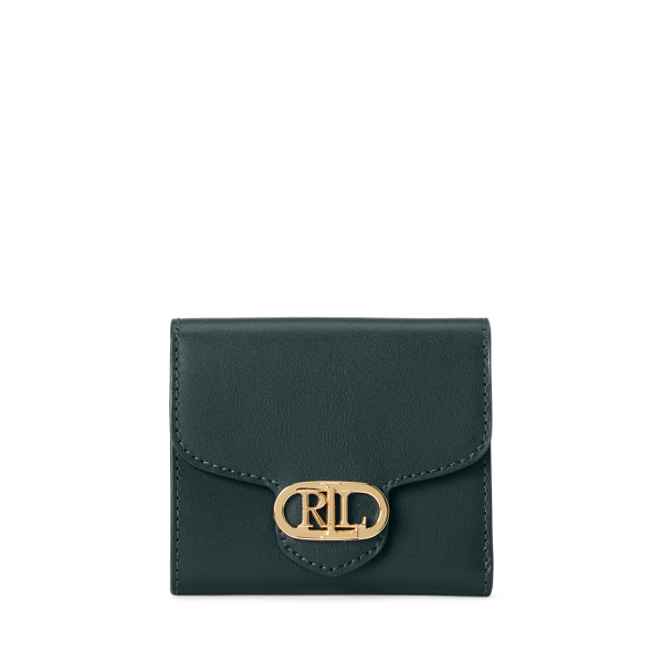 Portefeuille compact en cuir