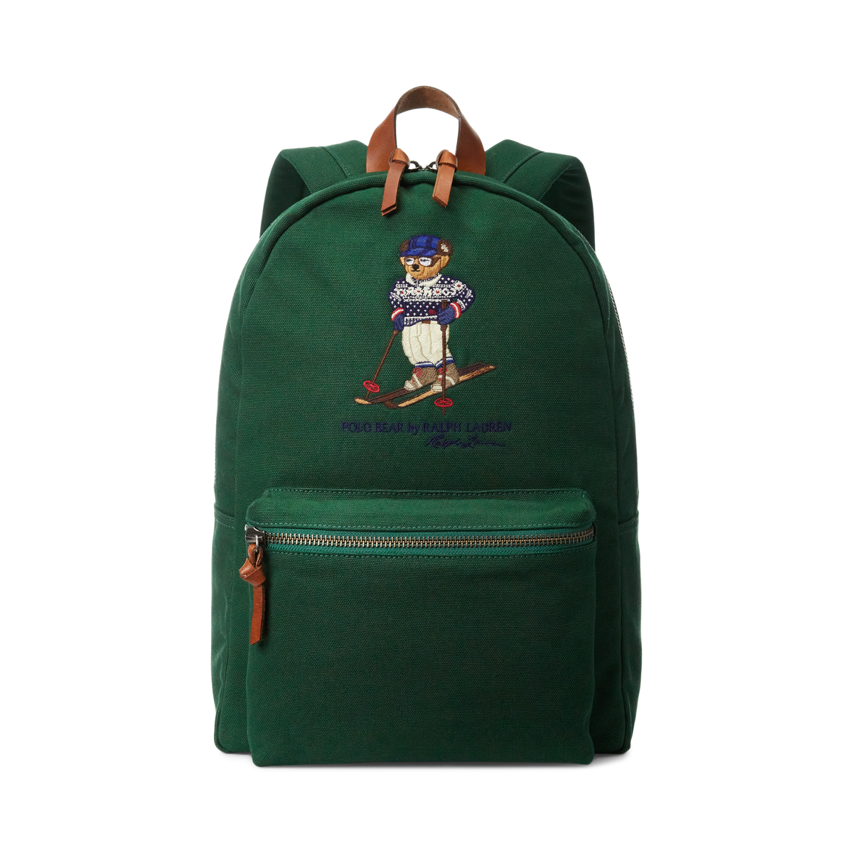 Polo Bear Canvas Backpack