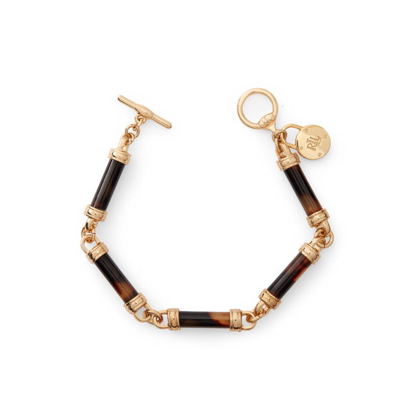 Bracelet flexible doré écaille de tortue