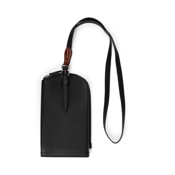 Pochette zippée en vachette