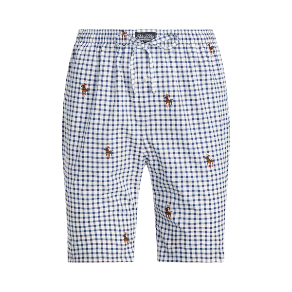 Short de pyjama en coton tissé