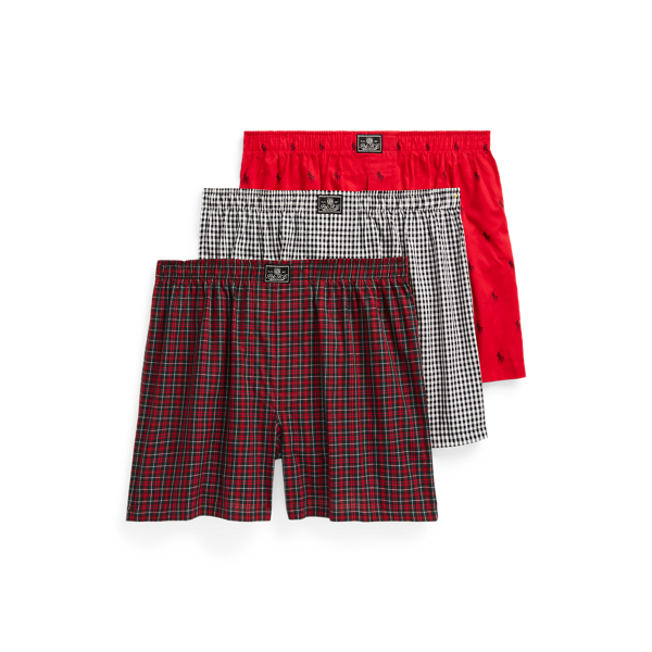 Lot de trois caleçons en coton