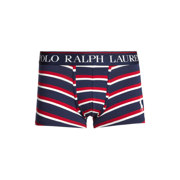 Slip-boxer rayé en coton stretch