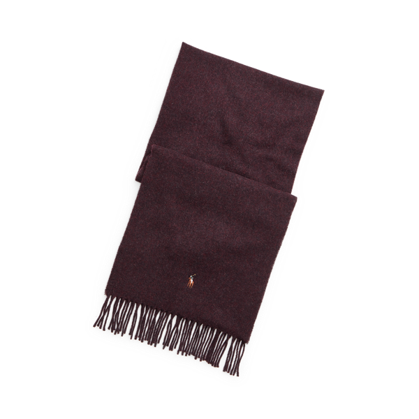 Écharpe à franges en laine vierge