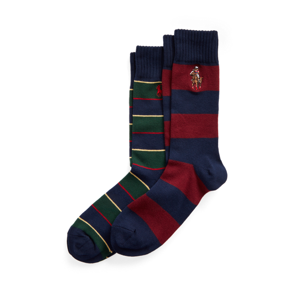 Polo Ralph Lauren Polo Bear gestreepte broeksok 2-pack 1