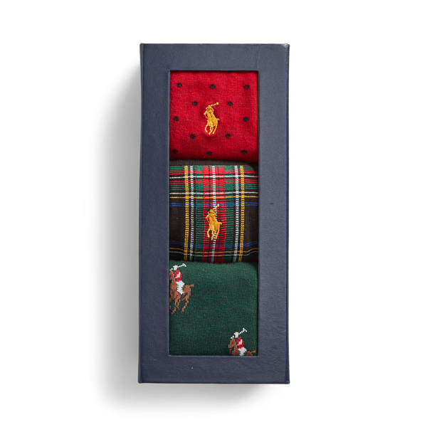 Polo Ralph Lauren Kenmerkende Pony ronde sok cadeauset 2