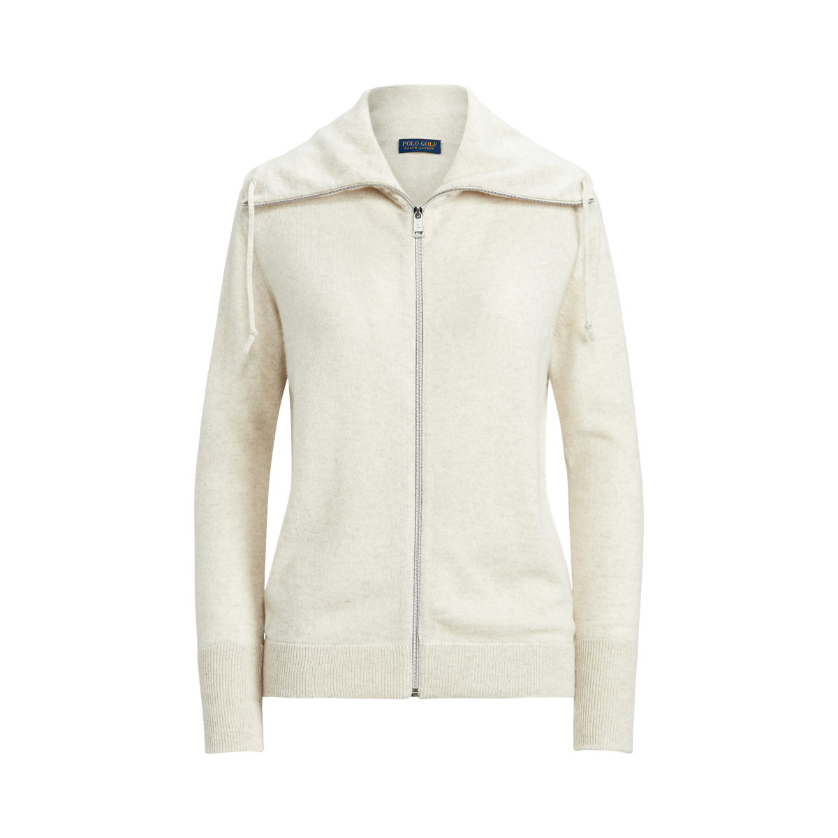 Washable Cashmere Full-Zip Sweater