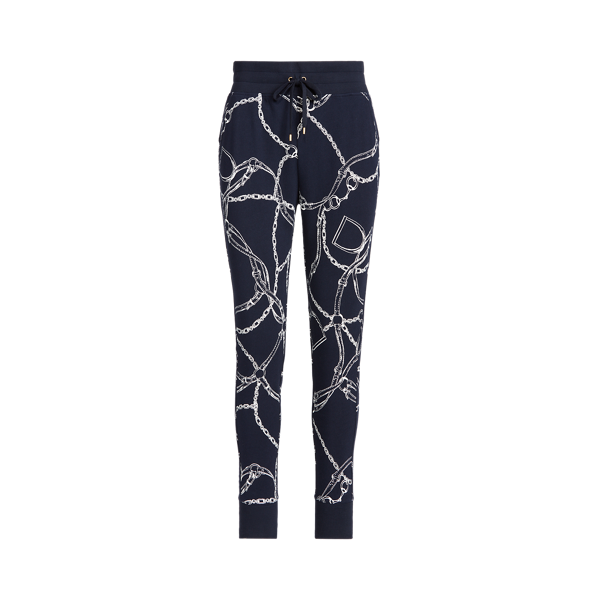 Pantalon de jogging brides coton éponge