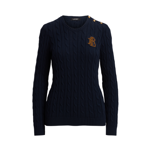 Pull torsadé à boutons