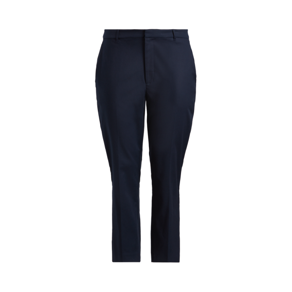 Pantalon en coton stretch double face