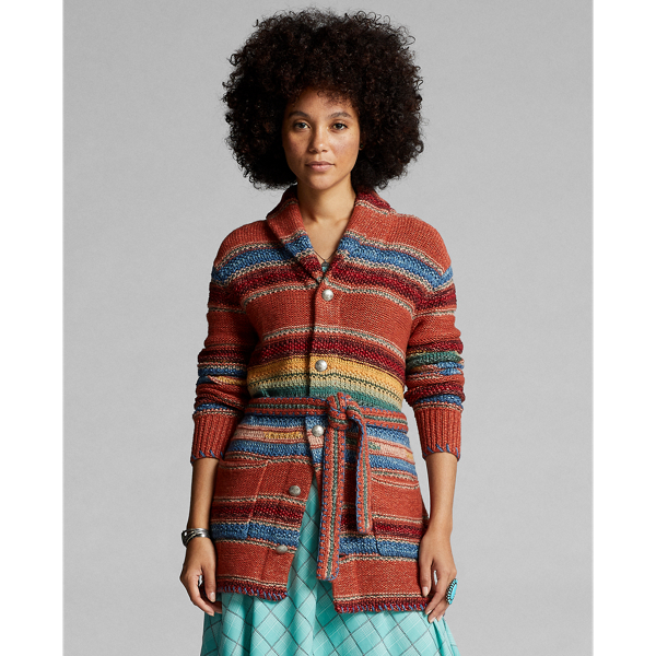 RRL Linen-Blend Belted Cardigan 3