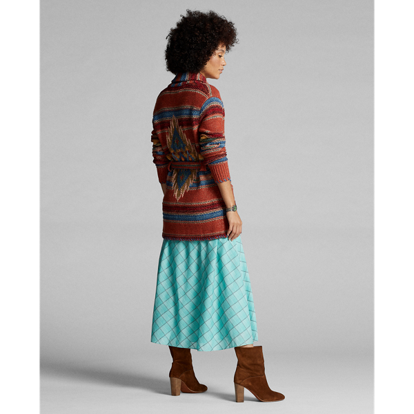 RRL Linen-Blend Belted Cardigan 4