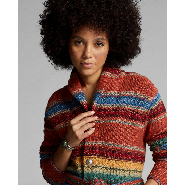 RRL Linen-Blend Belted Cardigan 5