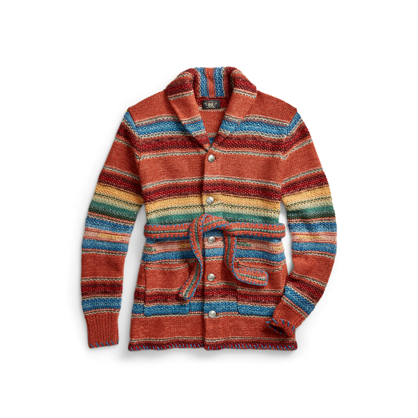 RRL Linen-Blend Belted Cardigan 2