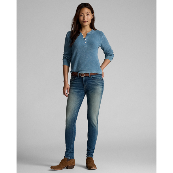 RRL Skinny jeans met stretch en hoge taille 3