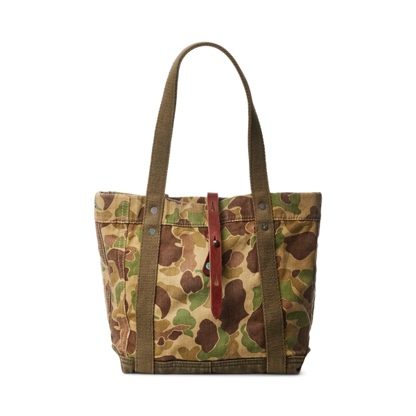 Mini cabas en sergé camouflage