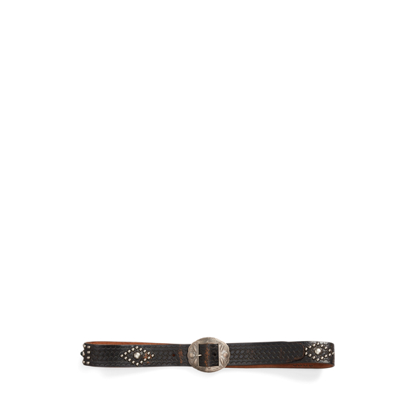 RRL Studded Leather Belt 2