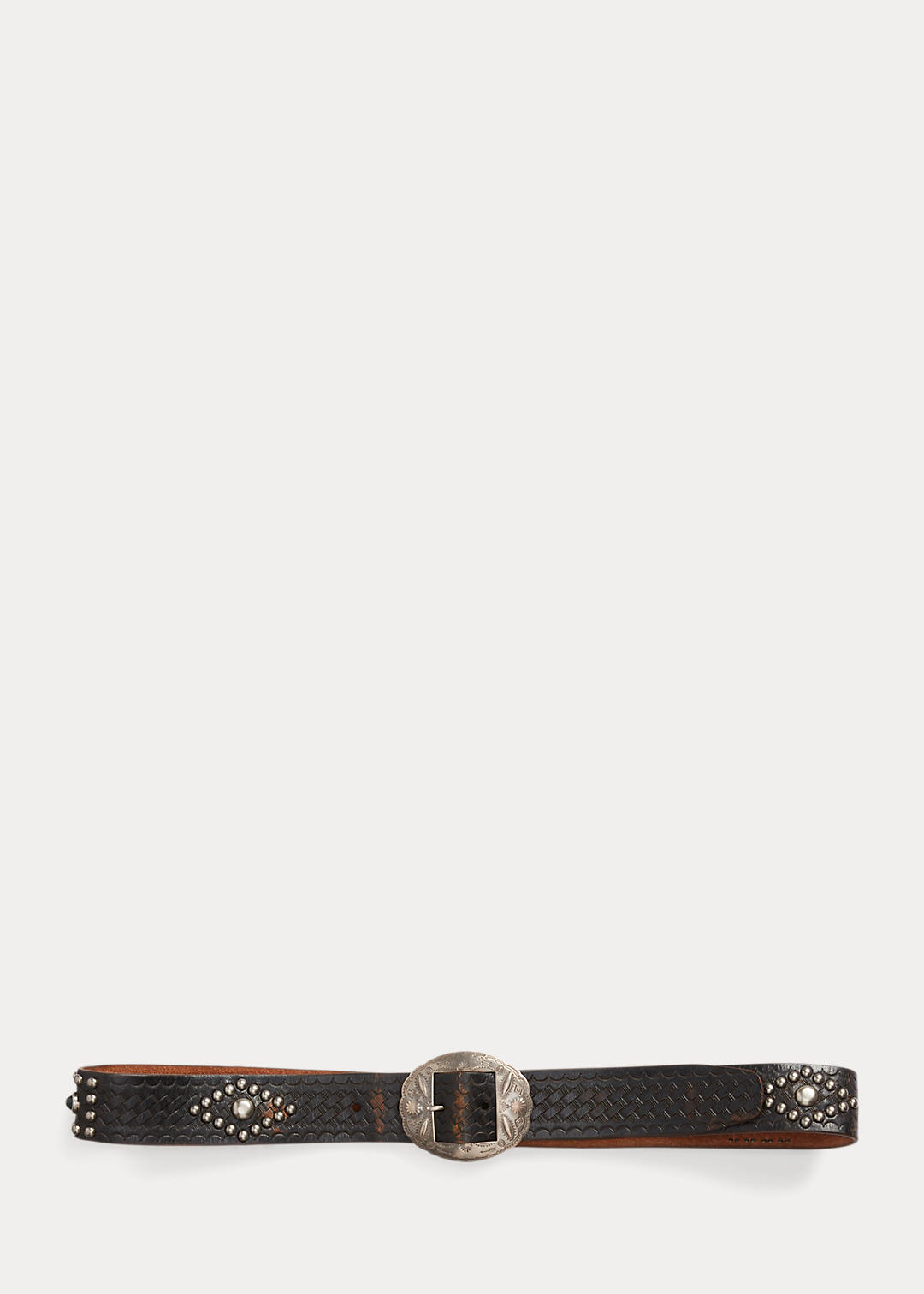 RRL Studded Leather Belt 2