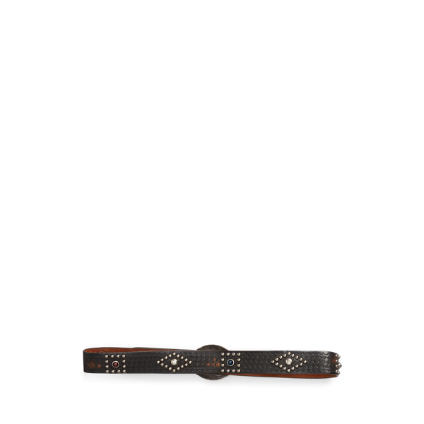 RRL Studded Leather Belt 3