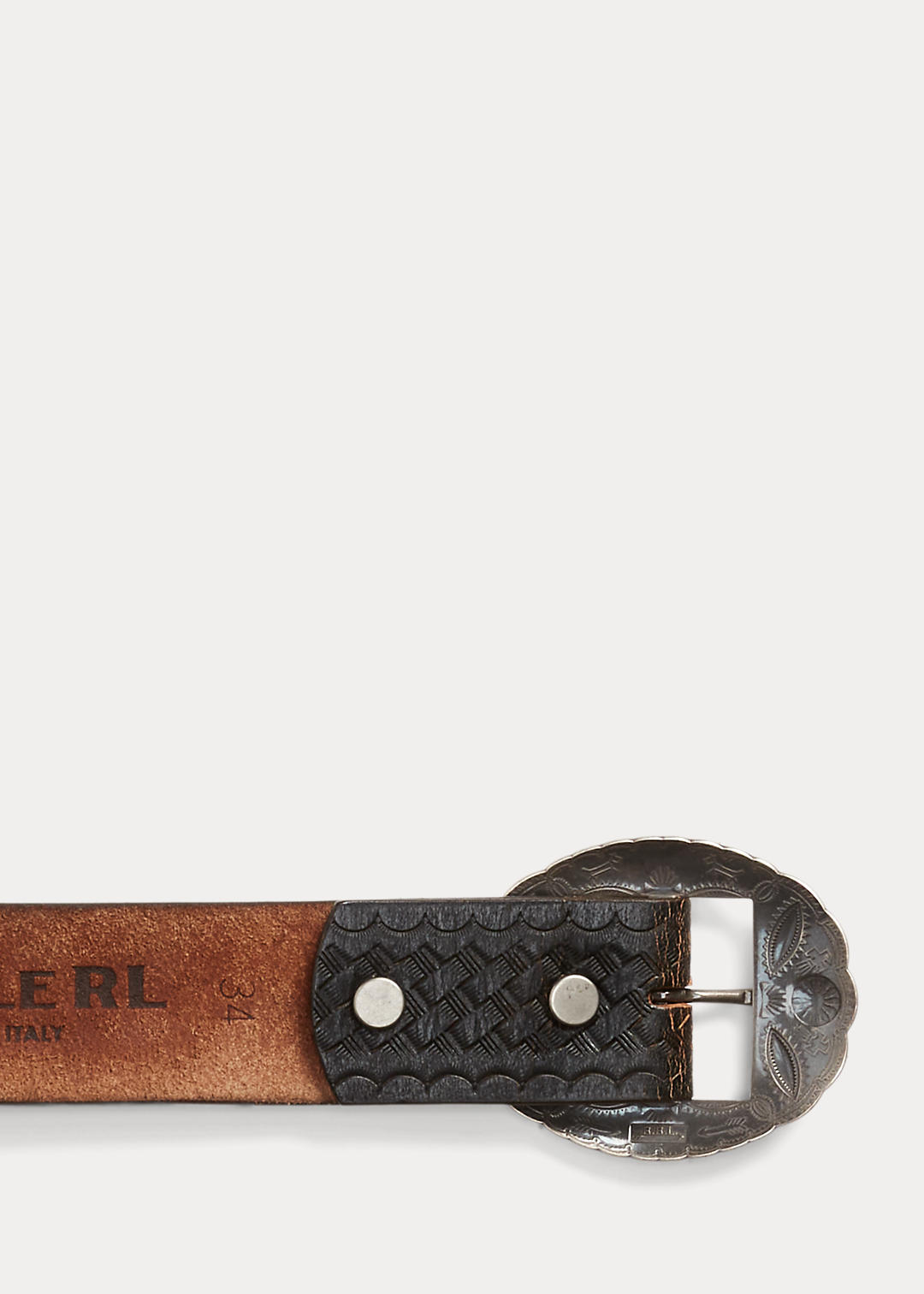 RRL Studded Leather Belt 4