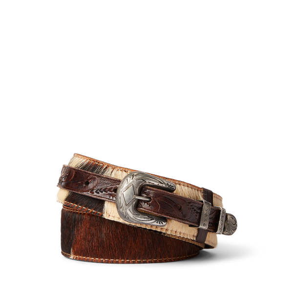 Ceinture western avec poils