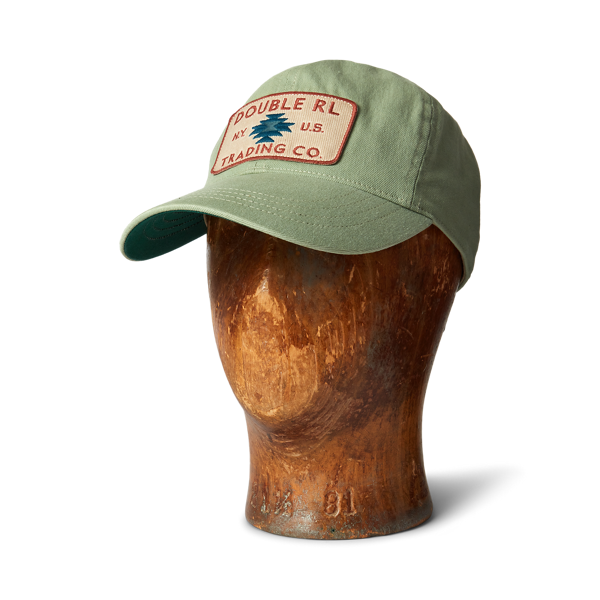 Casquette en denim à patch logo