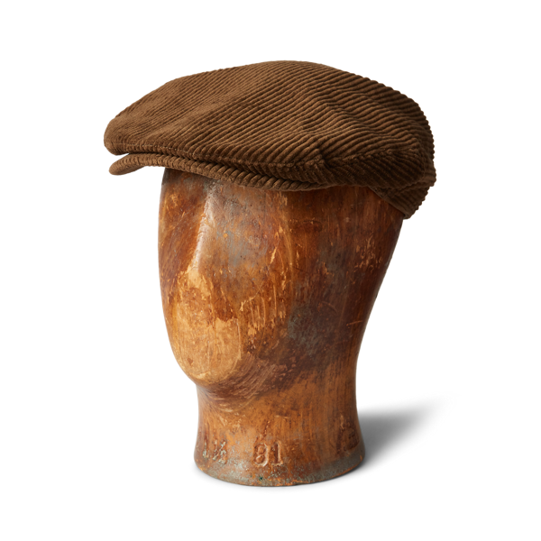 Casquette de golf en velours côtelé