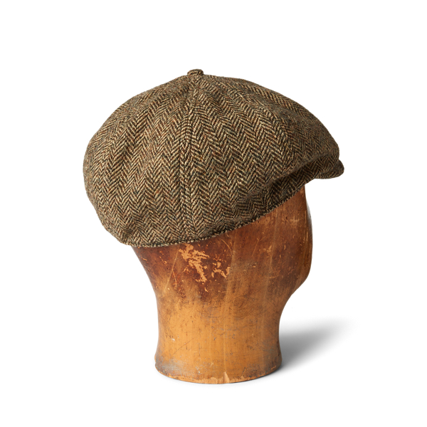 RRL Wool Herringbone Newsboy Cap 2