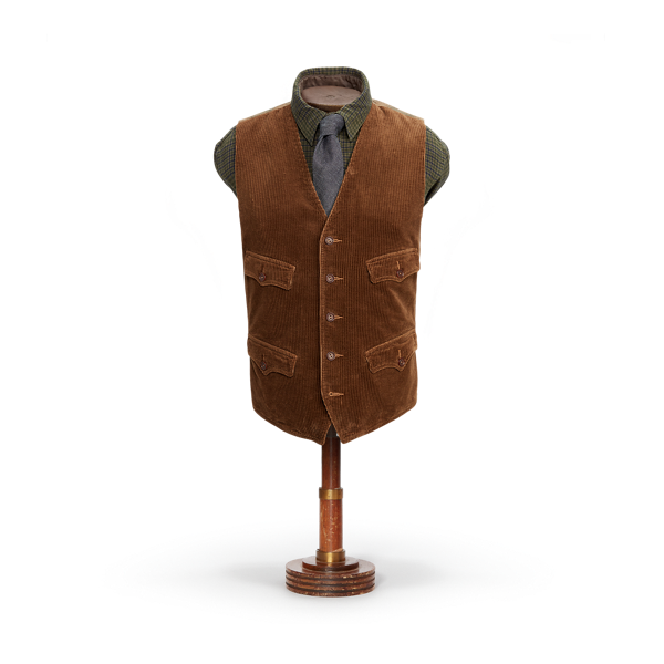 Gilet en velours côtelé