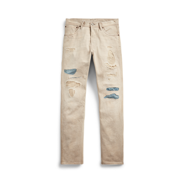 Pantalon slim en velours à grosses côtes