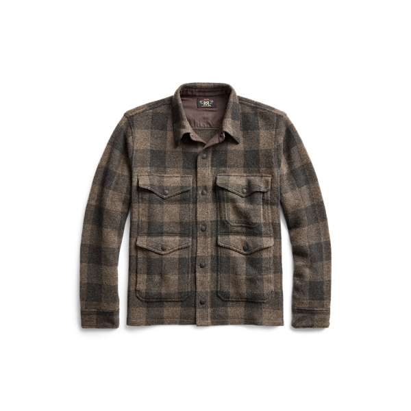 Surchemise écossaise en laine