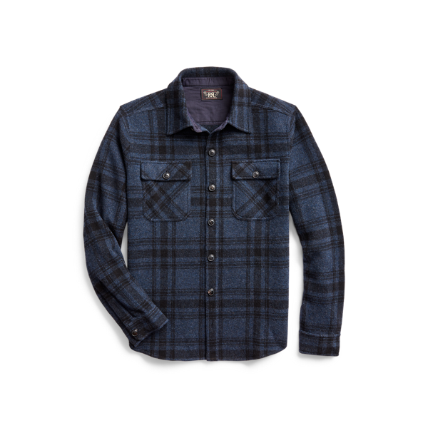 Surchemise écossaise laine et cachemire