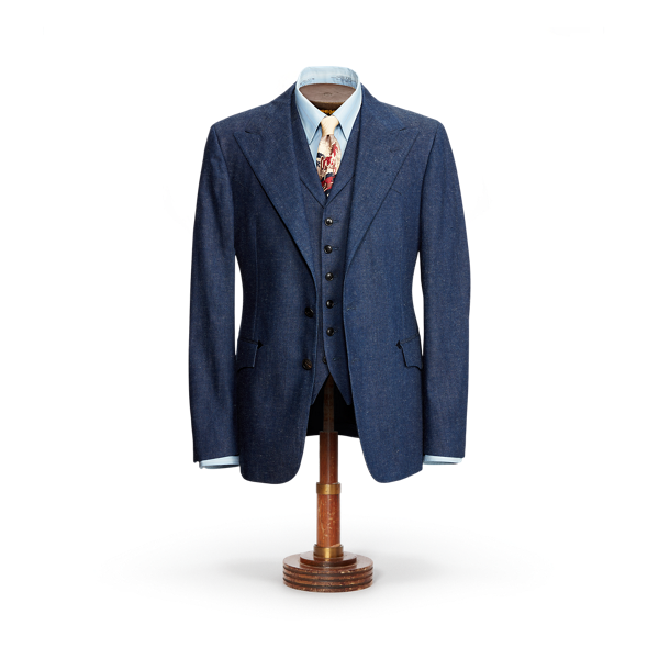 Veste de costume western en denim