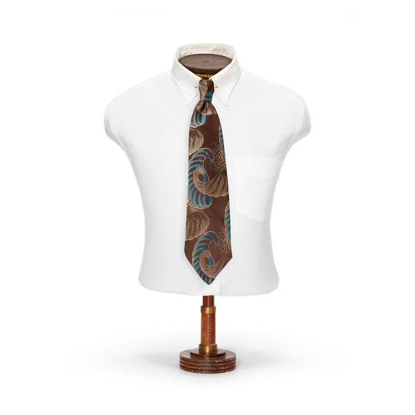 Cravate jacquard fabriquée main