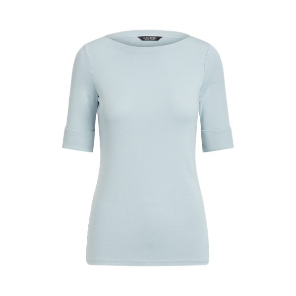 Haut encolure bateau coton stretch