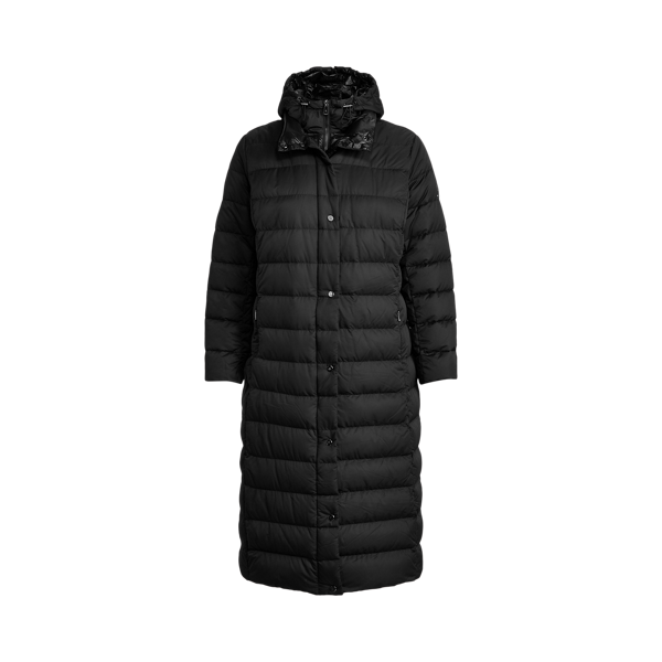 Manteau long matelassé