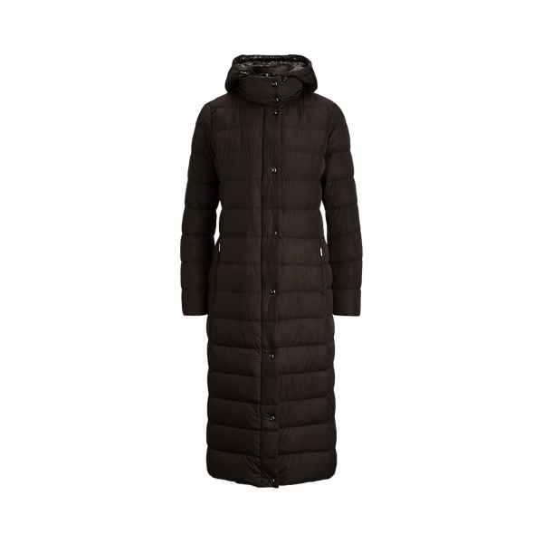 Manteau long matelassé