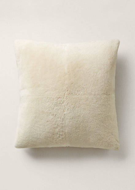 Ralph Lauren Arden Throw Pillow In Saddle/cream