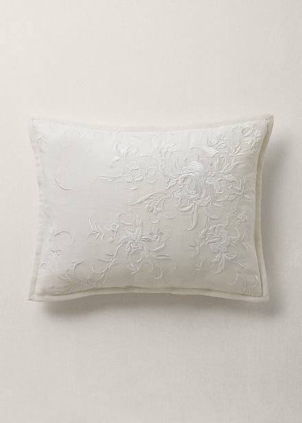 Ralph Lauren Blyth Throw Pillow In Parchment