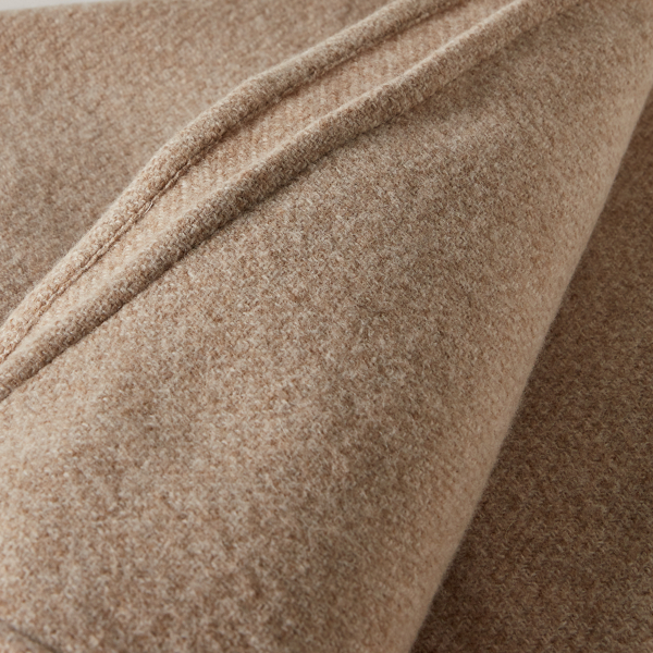 Shop Ralph Lauren Hayes Bed Blanket In Heathered Camel