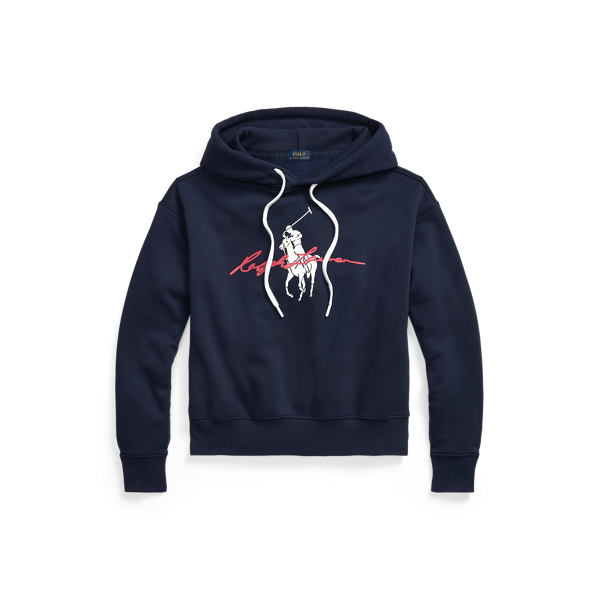 Sweat à capuche graphique molleton