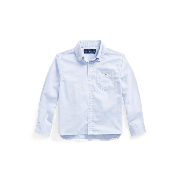 Chemise à logo en coton Oxford