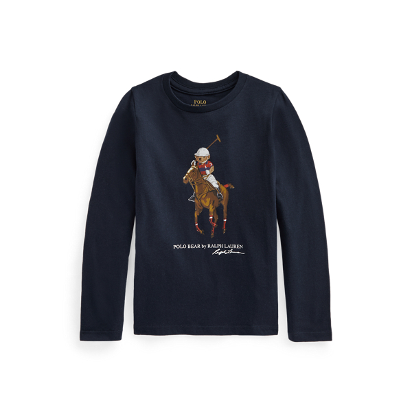 T-shirt malha de algodão Polo Bear