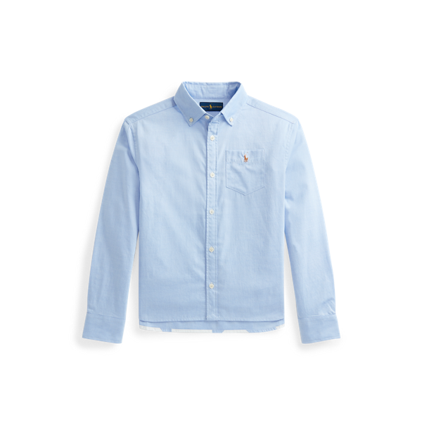 Chemise à logo en coton Oxford