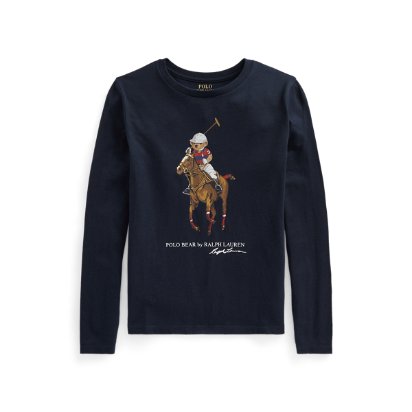 T-shirt Polo Bear jersey de coton